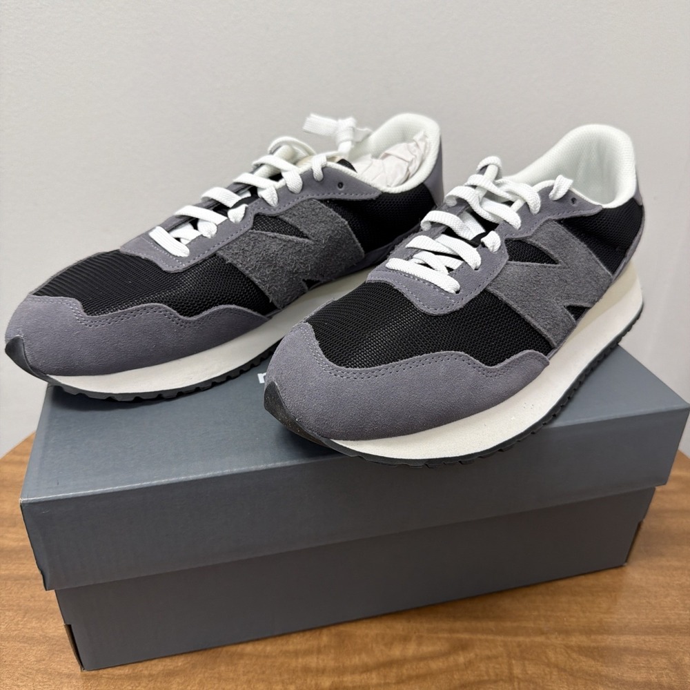 New Balance 237 Shoes Lace Up Shadow Gray Size 11 Mens